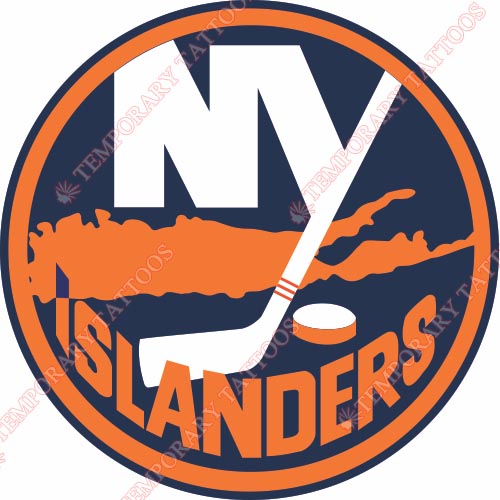 New York Islanders Customize Temporary Tattoos Stickers NO.227